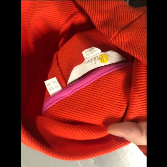 Boden Alexandria Retro Ribbed Dress - Picture 6 of 6